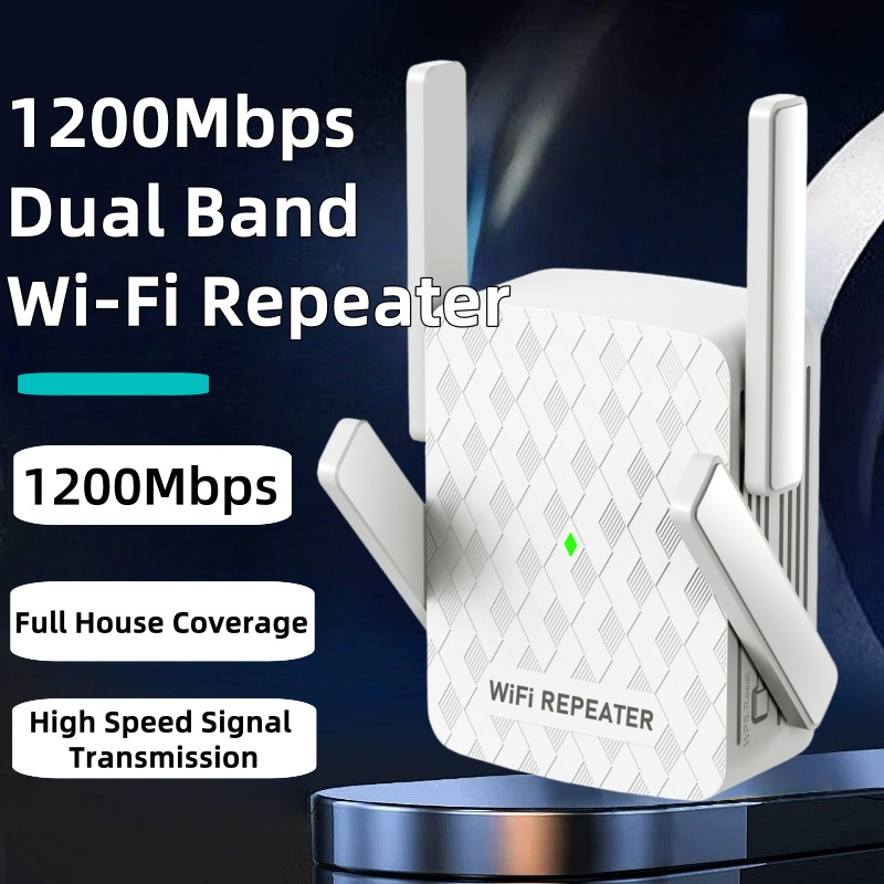 Home Security Bundle - 5Ghz WiFi Tekrarlayıcı 1200Mbps Yönlendirici WiFi