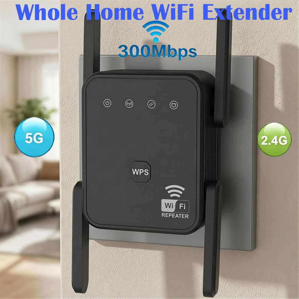 Home Security Services - 2026 Yeni WiFi Tekrarlayıcı 300Mbps 2.4GHz