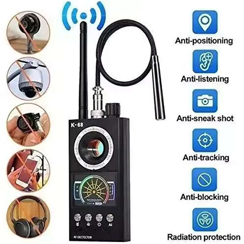 Home Security Hidden Cameras - Profesyonel Anti Casus Kamera Dedektörü K68