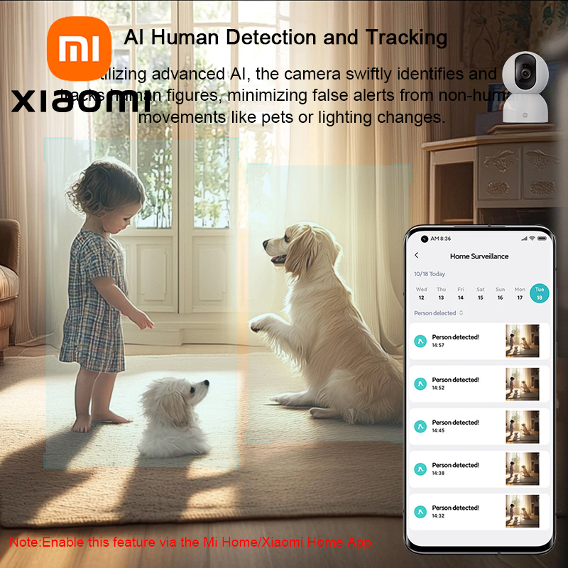 Home Security Camera 360 Xiaomi - XIAOMI Ev Güvenliği Akıllı Wifi Kamera