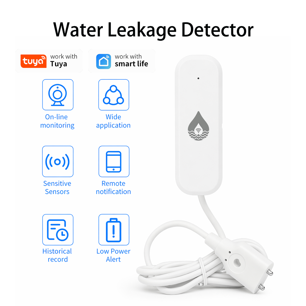 Home Security Monitoring - YFK WiFi/Zigbee Su Kaçağı Alarm Sensörü