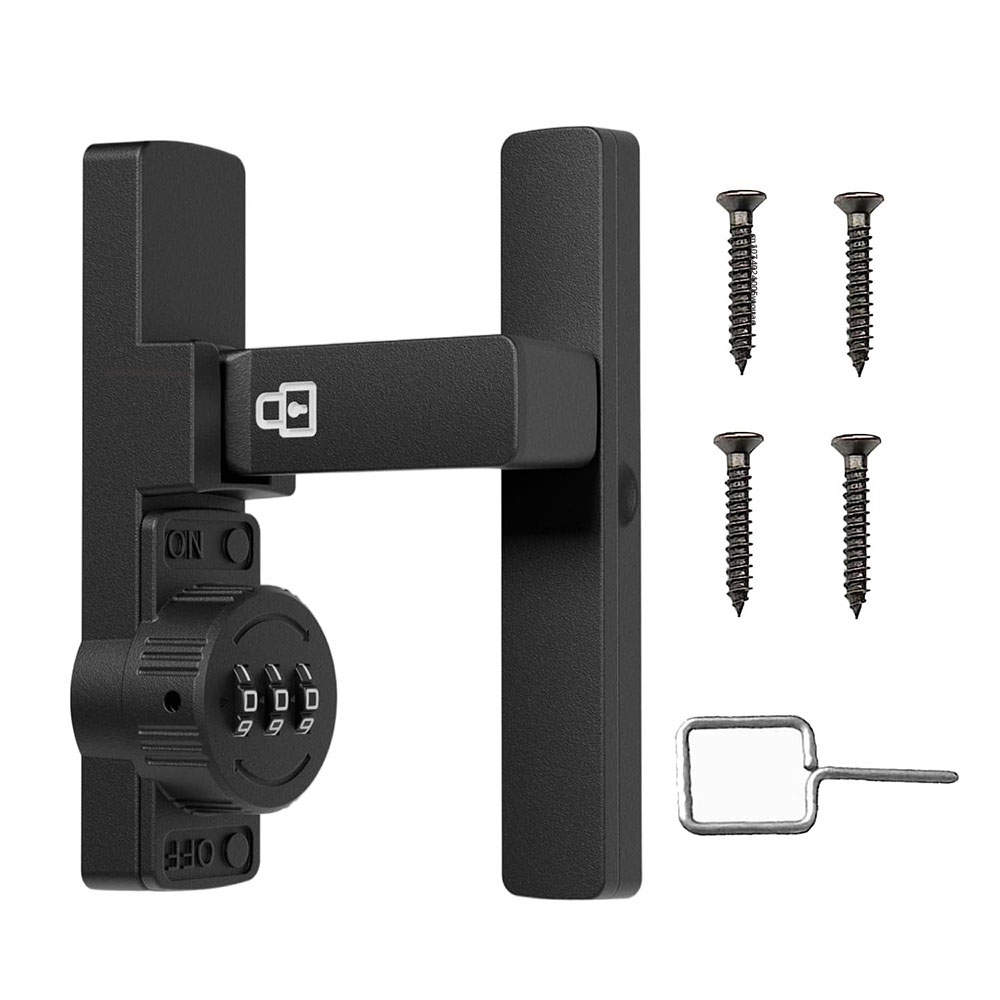 Home Security Locks For Doors - Güvenlik ahır kapısı kilidi 3 haneli