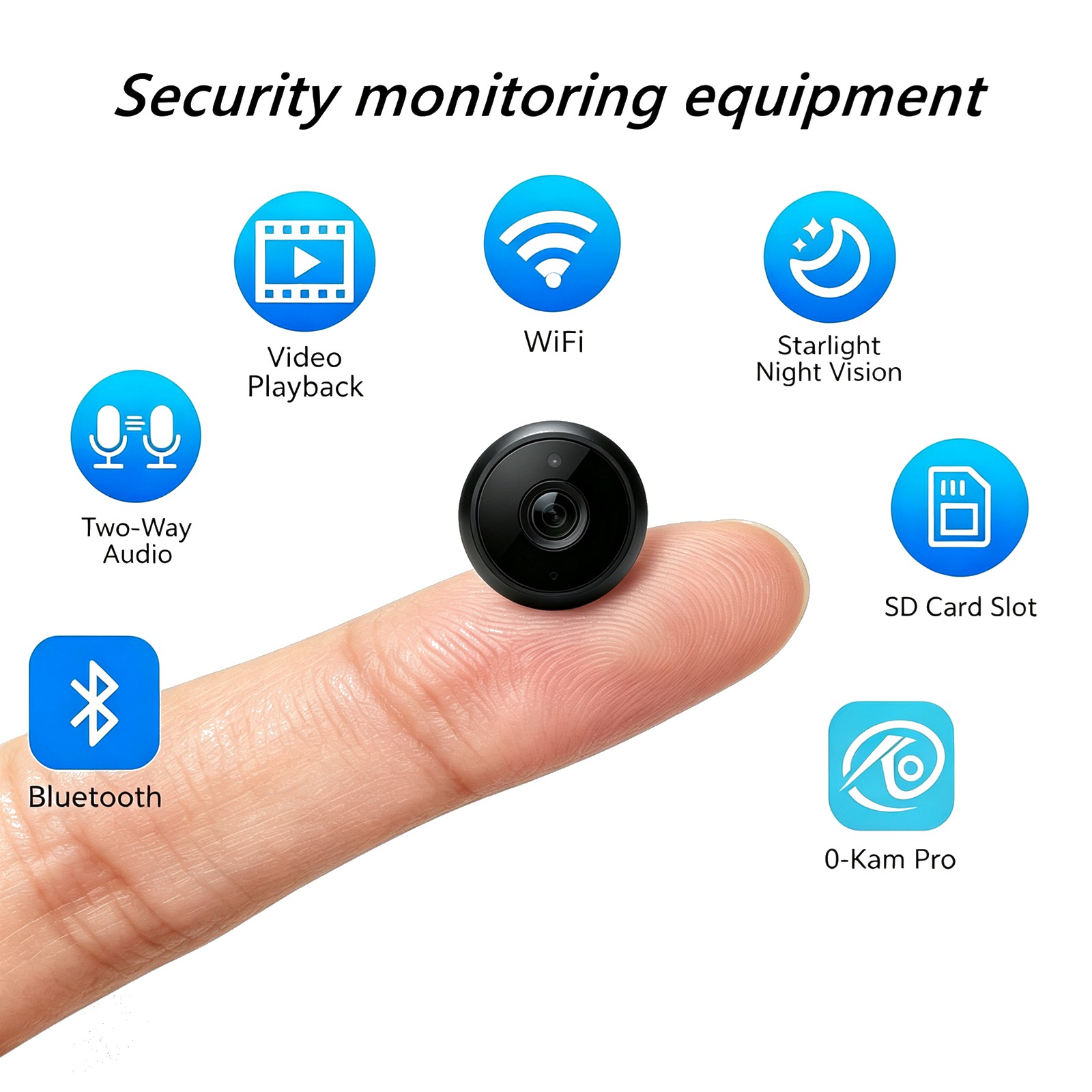 Home Security Kit - BU4 Komple Ev İçi Güvenlik Gözetim