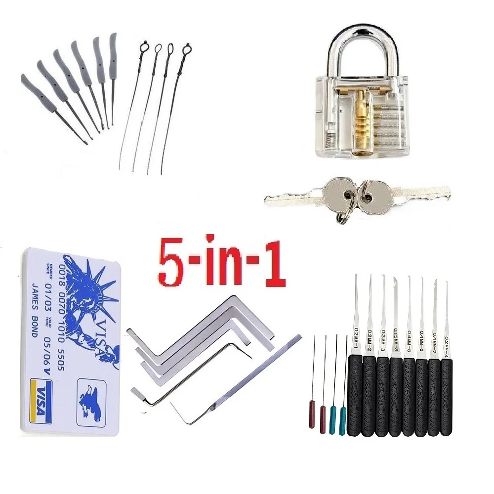 Lock Picking Set - 5IN1 Kırık kilit çıkarma aracı Seti