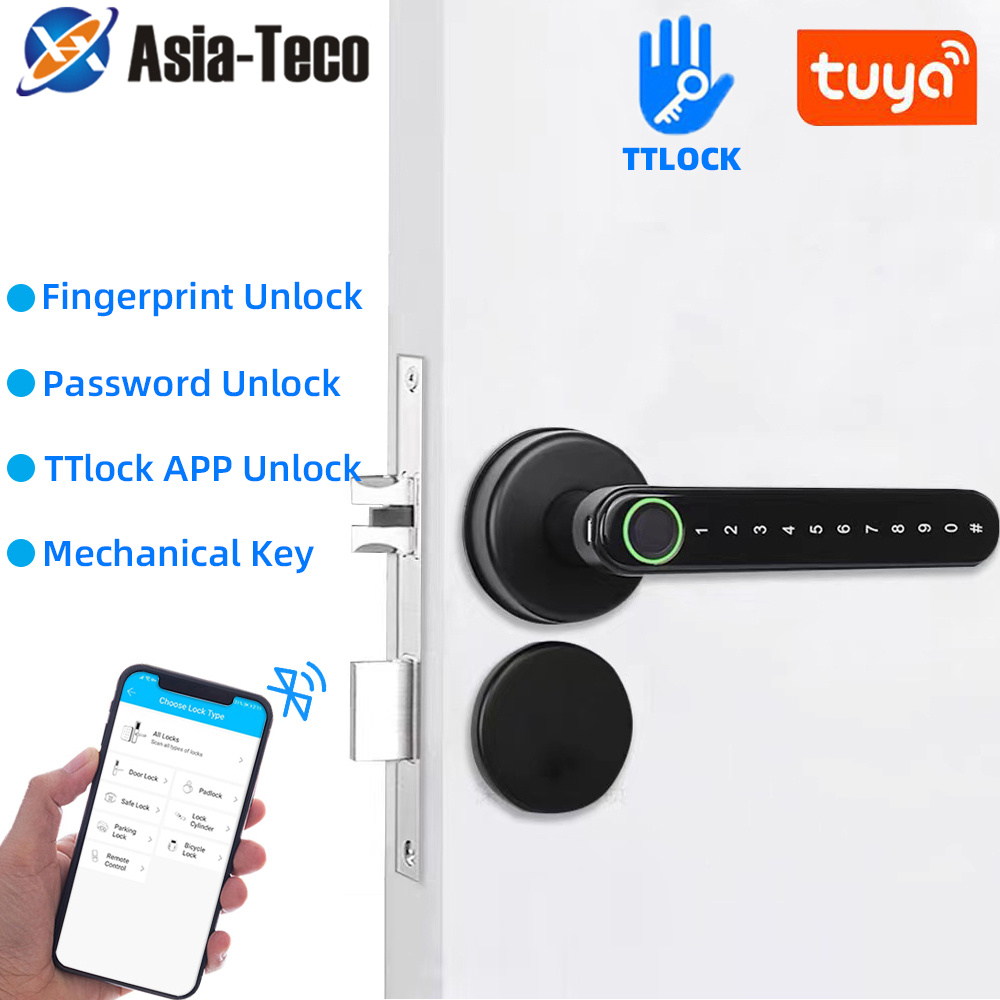 Home Security Locks For Doors - TTLock Akıllı Bluetooth Parmak İzi Kilidi
