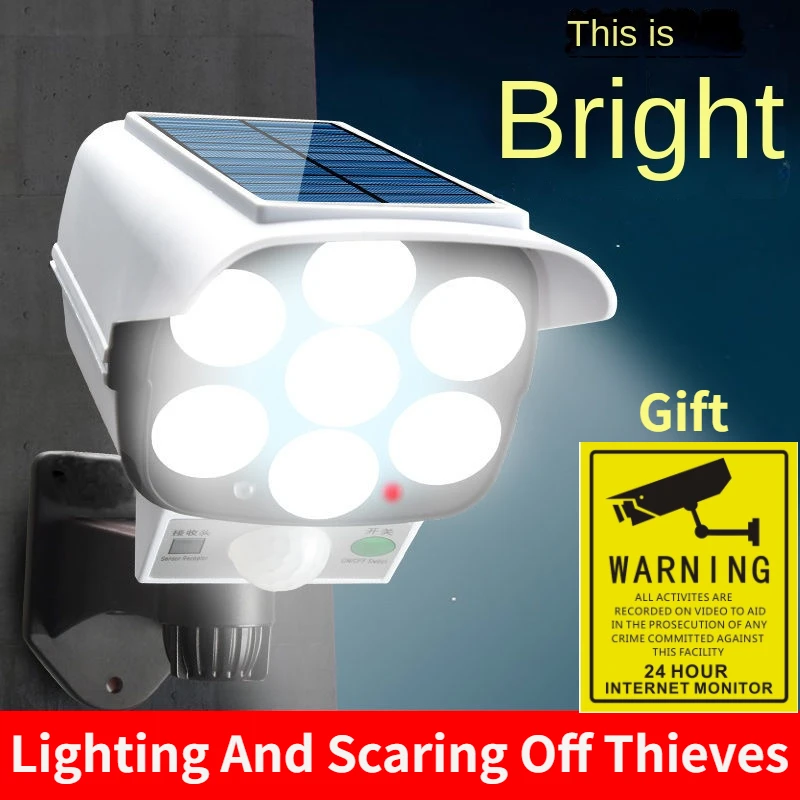 Home Security Lights Outdoors - Açık Güneş Işığı Hareket Sensörü Güvenlik
