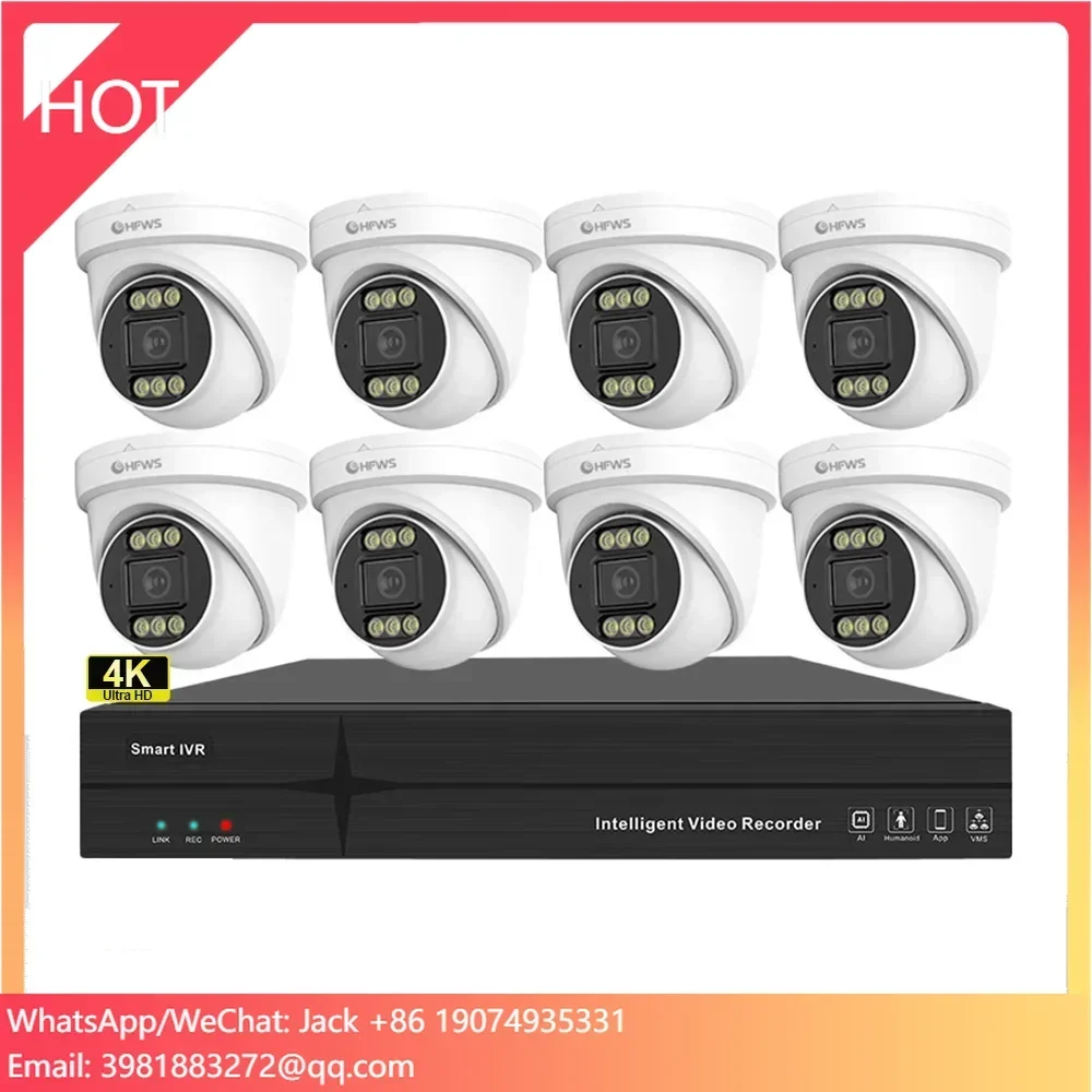 Home Security Systems With Cameras - OEM 8MP 4K 25FPS PoE IP