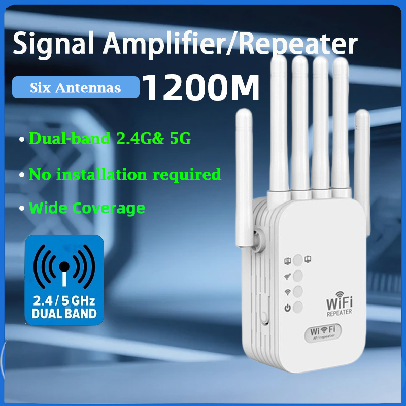 Home Security Services - KATORD 1200Mbps Kablosuz WiFi Tekrarlayıcı 2.4G&5G
