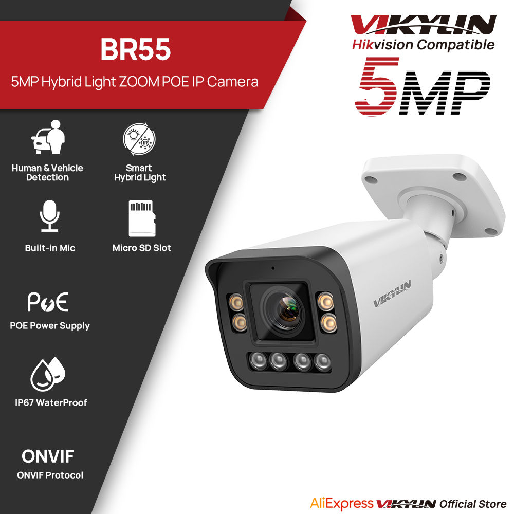 Home Security Hikvision - VIKYLIN 5MP 5X Zoom Bullet IP