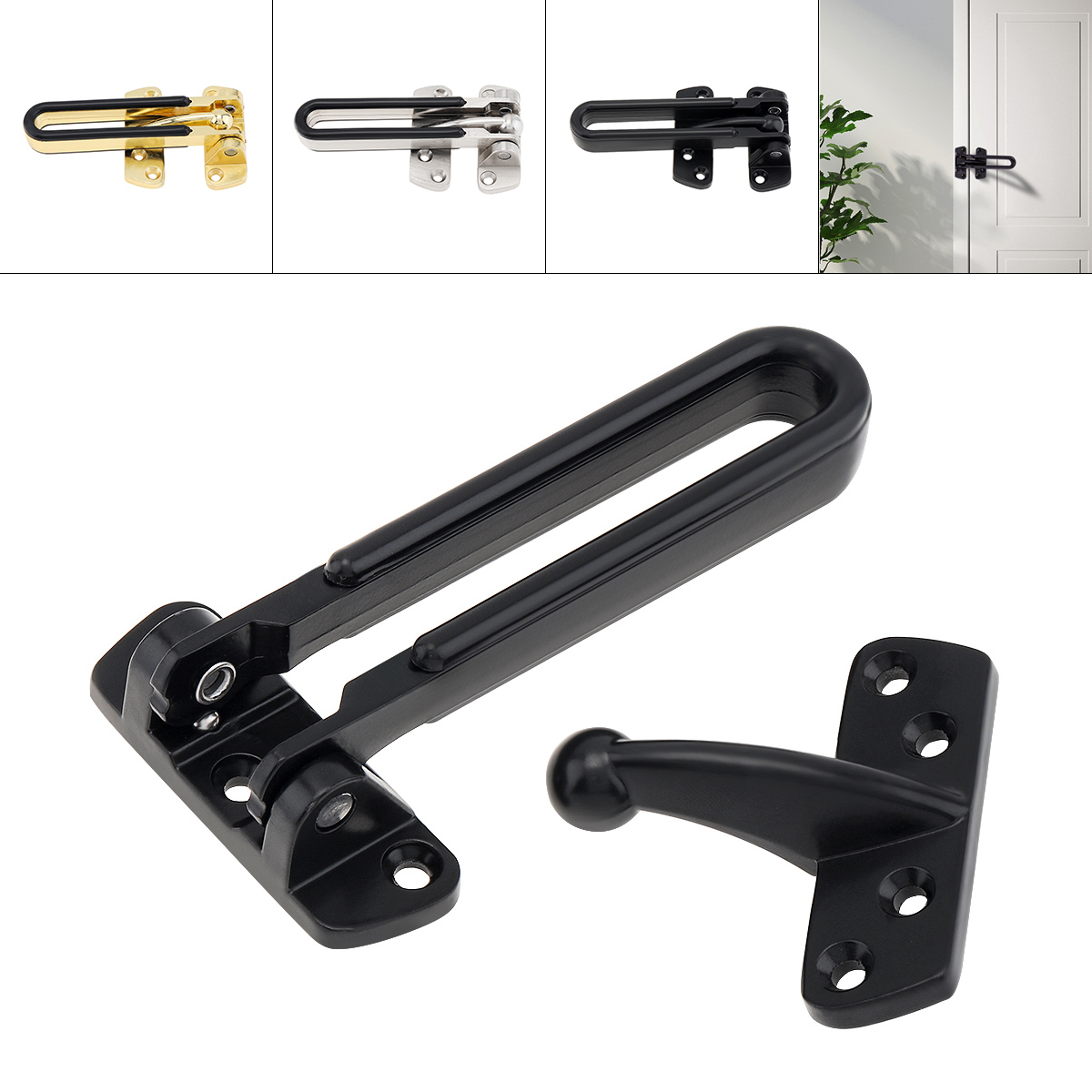 Home Security Bundle - Kapı zincirleri çinko alaşım ev ve