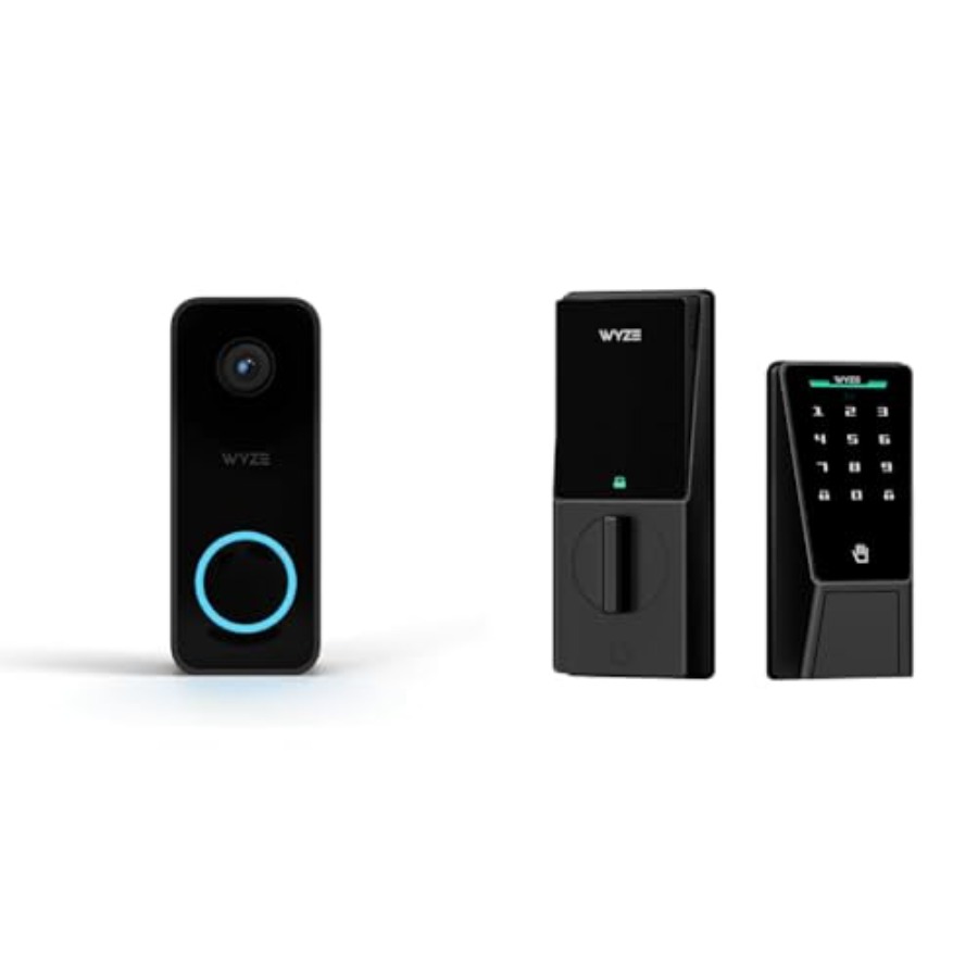 Home Security Bundle - Akıllı kapı zili kamerası ve avuç