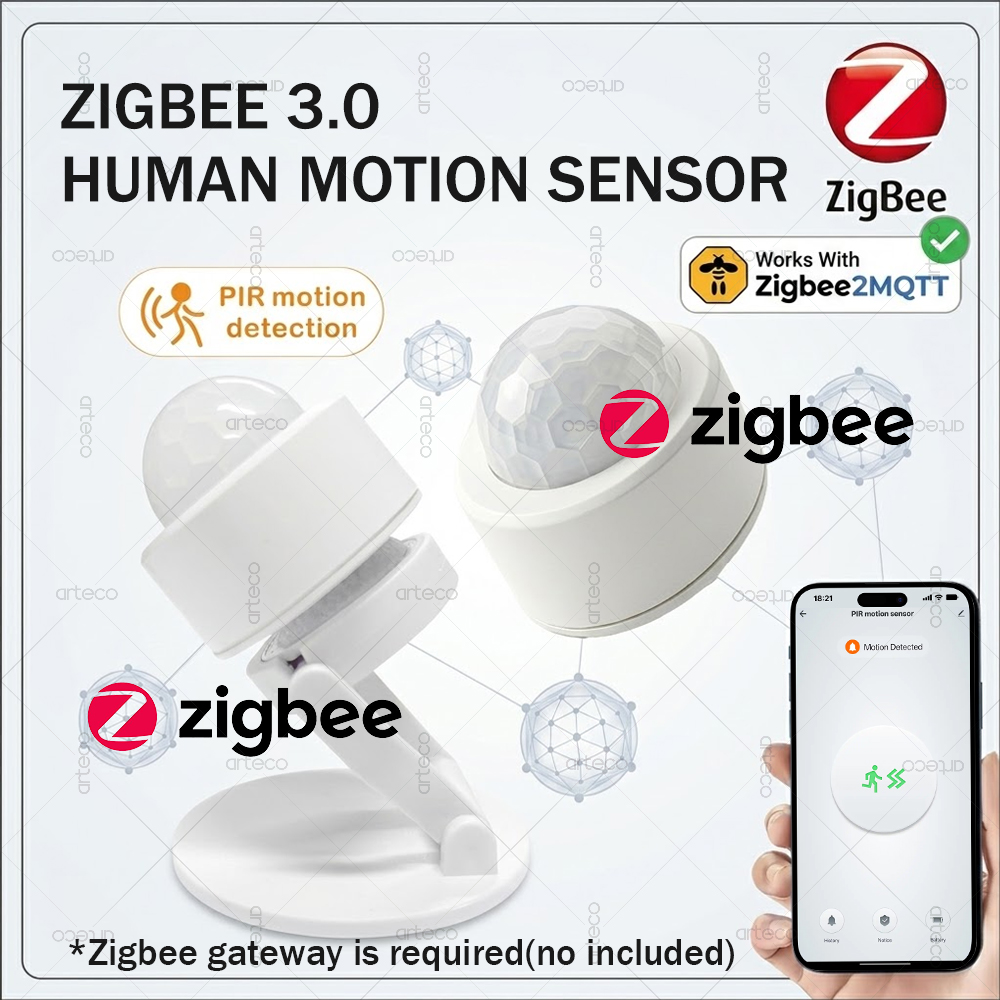 Home Security Alarm - Zigbee 3.0 Mini PIR Hareket Sensörü