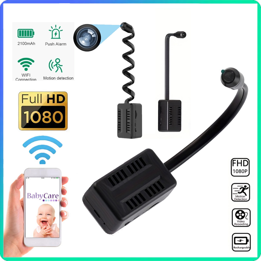 Home Security Hidden Cameras - 1080P DIY Mini Wifi Kamera 32GB