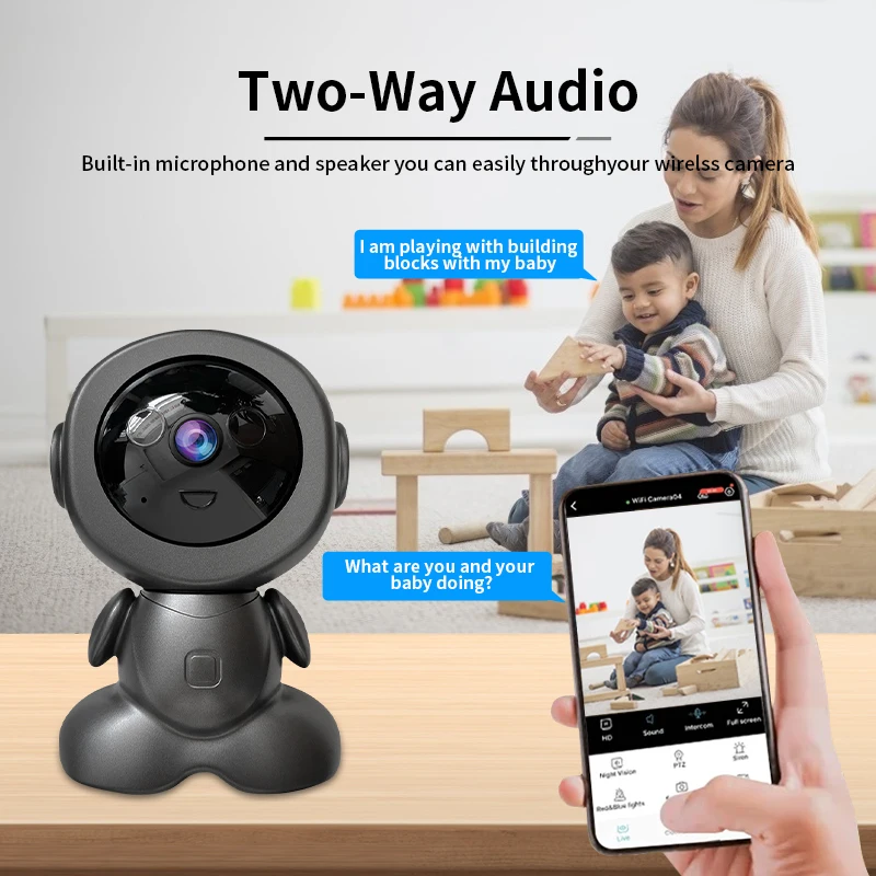 8MP Wifi Gözetim Robot Kameras - Home Security Robots incelemesi ve fiyatı
