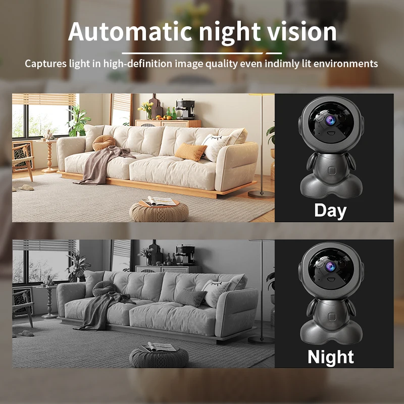 8MP Wifi Gözetim Robot Kameras - Home Security Robots incelemesi ve fiyatı