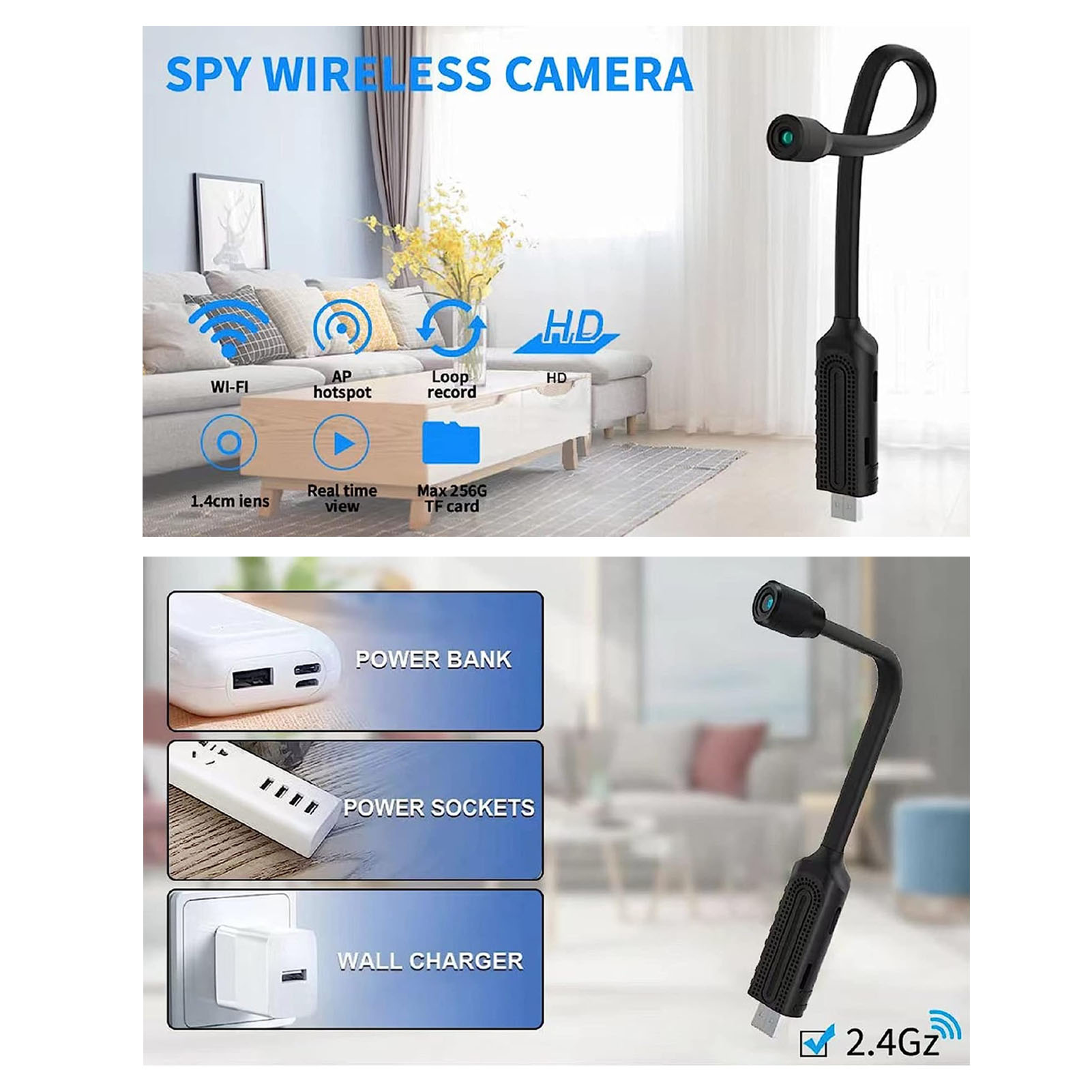 USB Mini WiFi kablosuz kamera  - Home Security Hidden Cameras incelemesi ve fiyatı