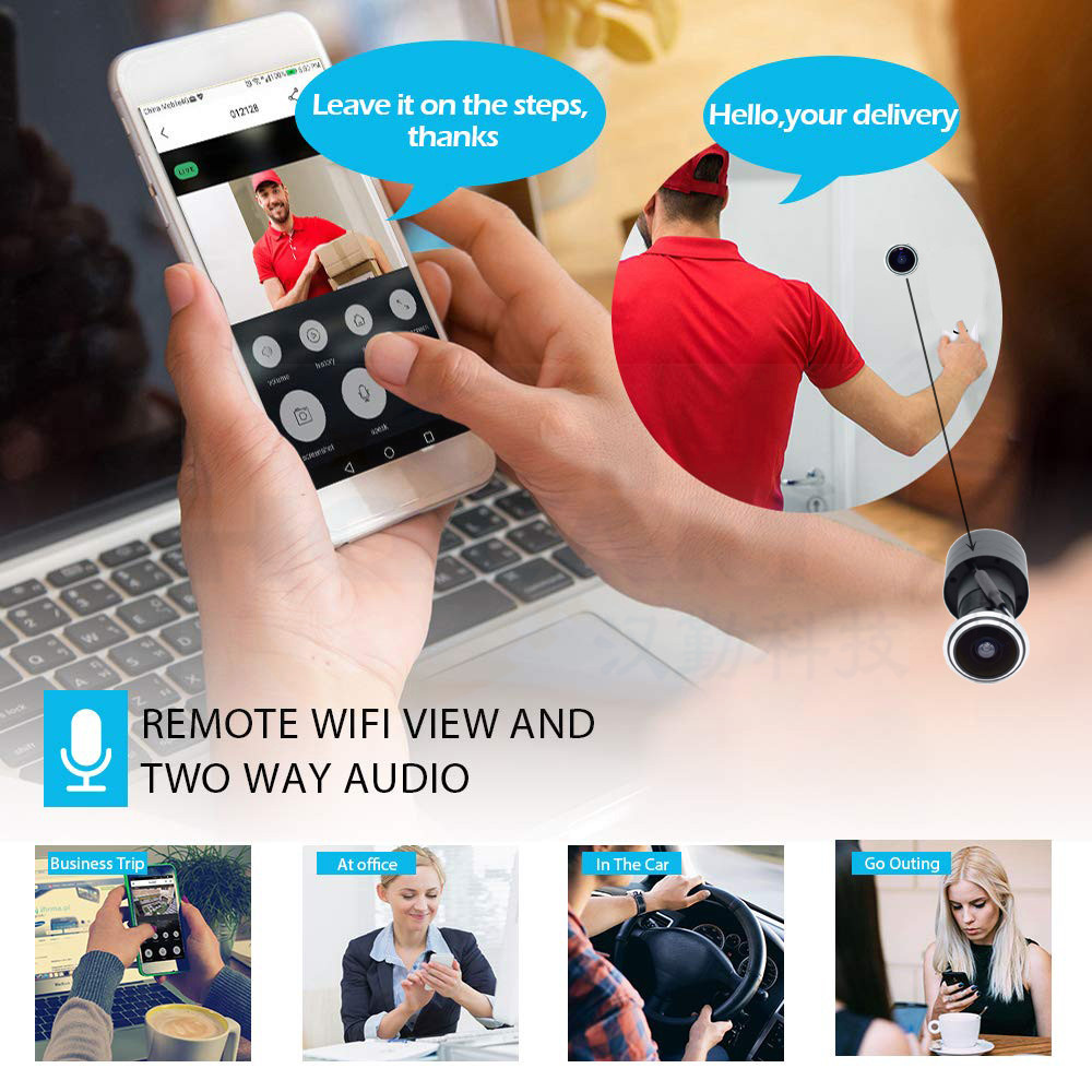 5MP Kapı Göz IP POE Kamera Min - Home Security Technician incelemesi ve fiyatı