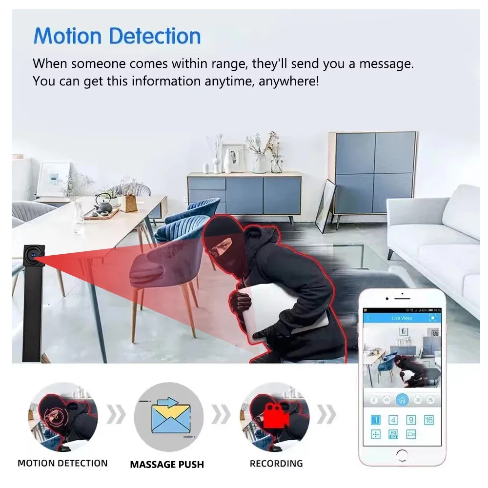 4K HD Yeni Mini WiFi Kamera, U - Home Security Hidden Cameras incelemesi ve fiyatı