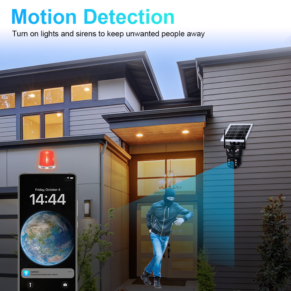 KERUI 6MP 4G SIM WiFi Güneş En - Home Security Technician incelemesi ve fiyatı
