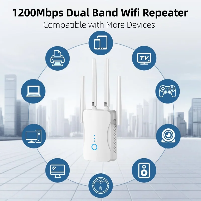 1200Mbps Çift Bantlı WiFi Tekr - Home Security Bundle incelemesi ve fiyatı