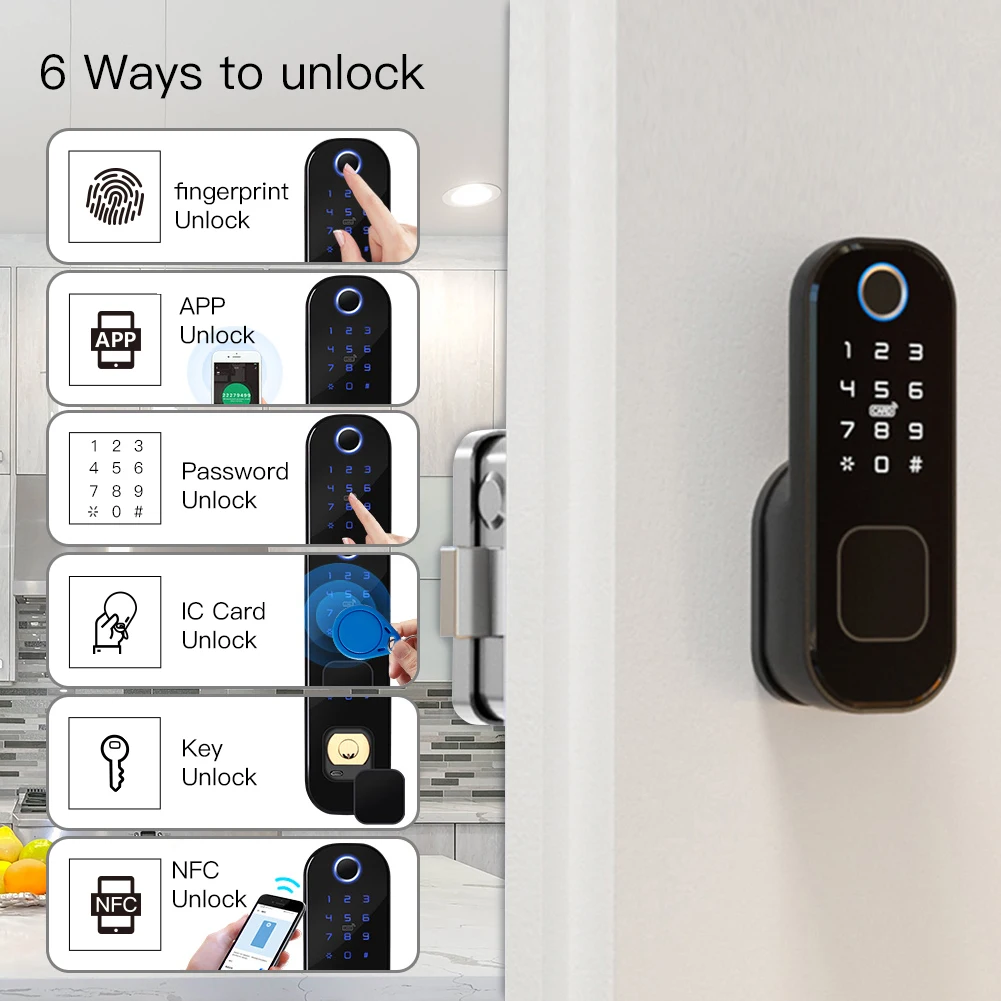 MOES WiFi Tuya akıllı kilit ka - Home Security Locks For Doors incelemesi ve fiyatı