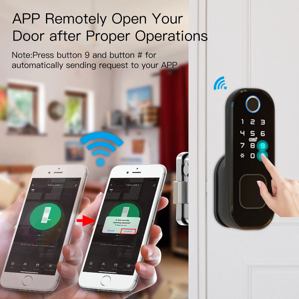 MOES WiFi Tuya akıllı kilit ka - Home Security Locks For Doors incelemesi ve fiyatı