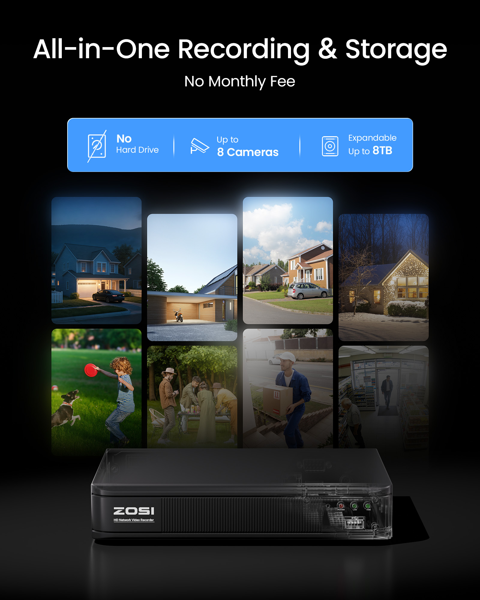 ZOSI 3K Lite Kablolu CCTV Güve - Home Security Systems With Cameras incelemesi ve fiyatı