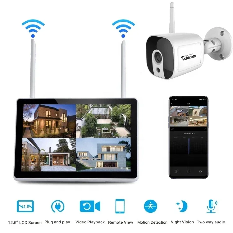 TUYA Akıllı Wi-Fi 4 Kanallı NV - Home Security Systems With Cameras incelemesi ve fiyatı