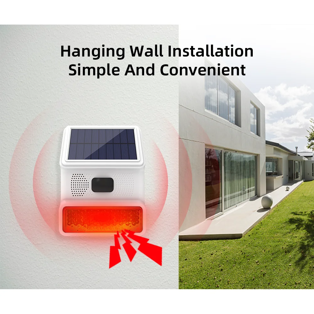 Açık Hava Alarm Kornası 433MHZ - Home Security Lights Outdoors incelemesi ve fiyatı