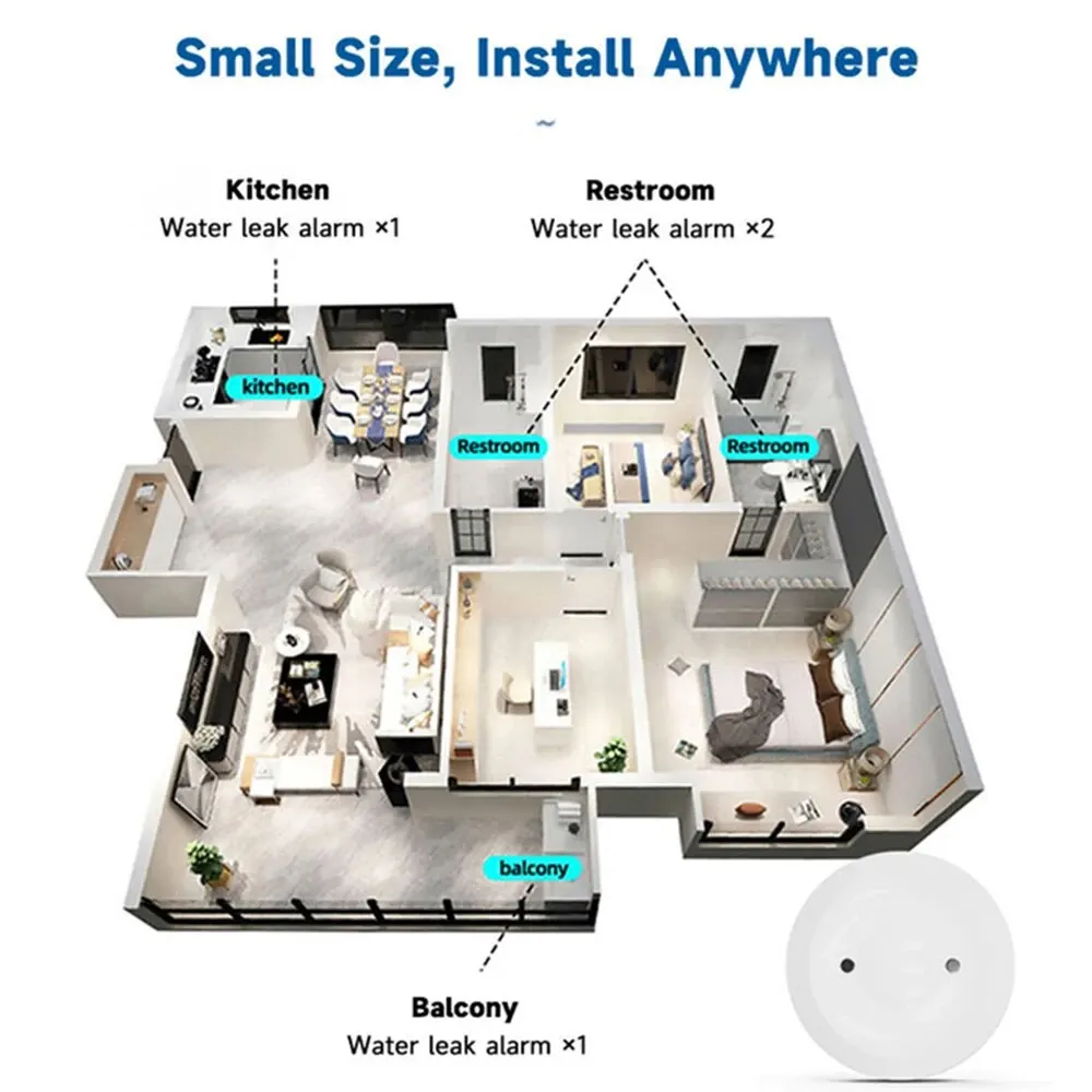 Zigbee3.0 Akıllı Su Kaçağı Sen - Home Security Monitoring incelemesi ve fiyatı