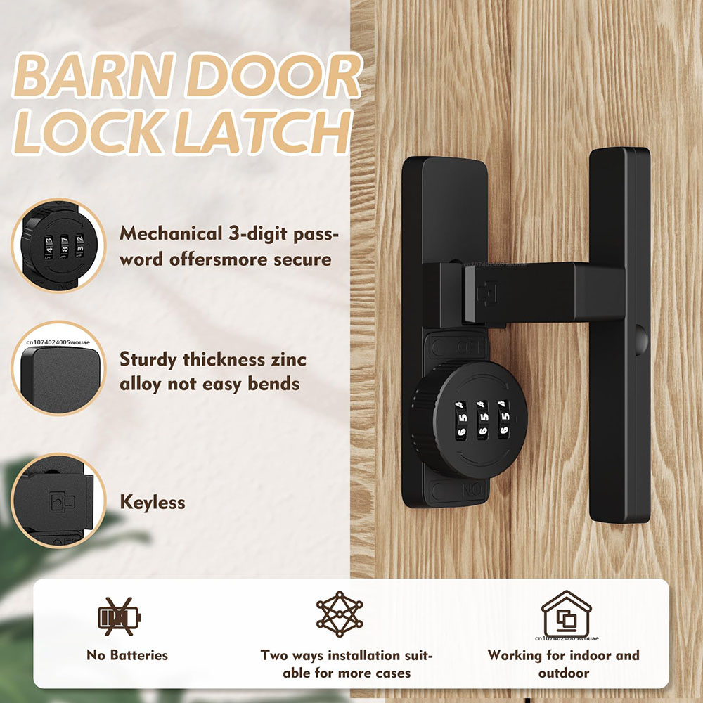 Güvenlik ahır kapısı kilidi 3  - Home Security Locks For Doors incelemesi ve fiyatı