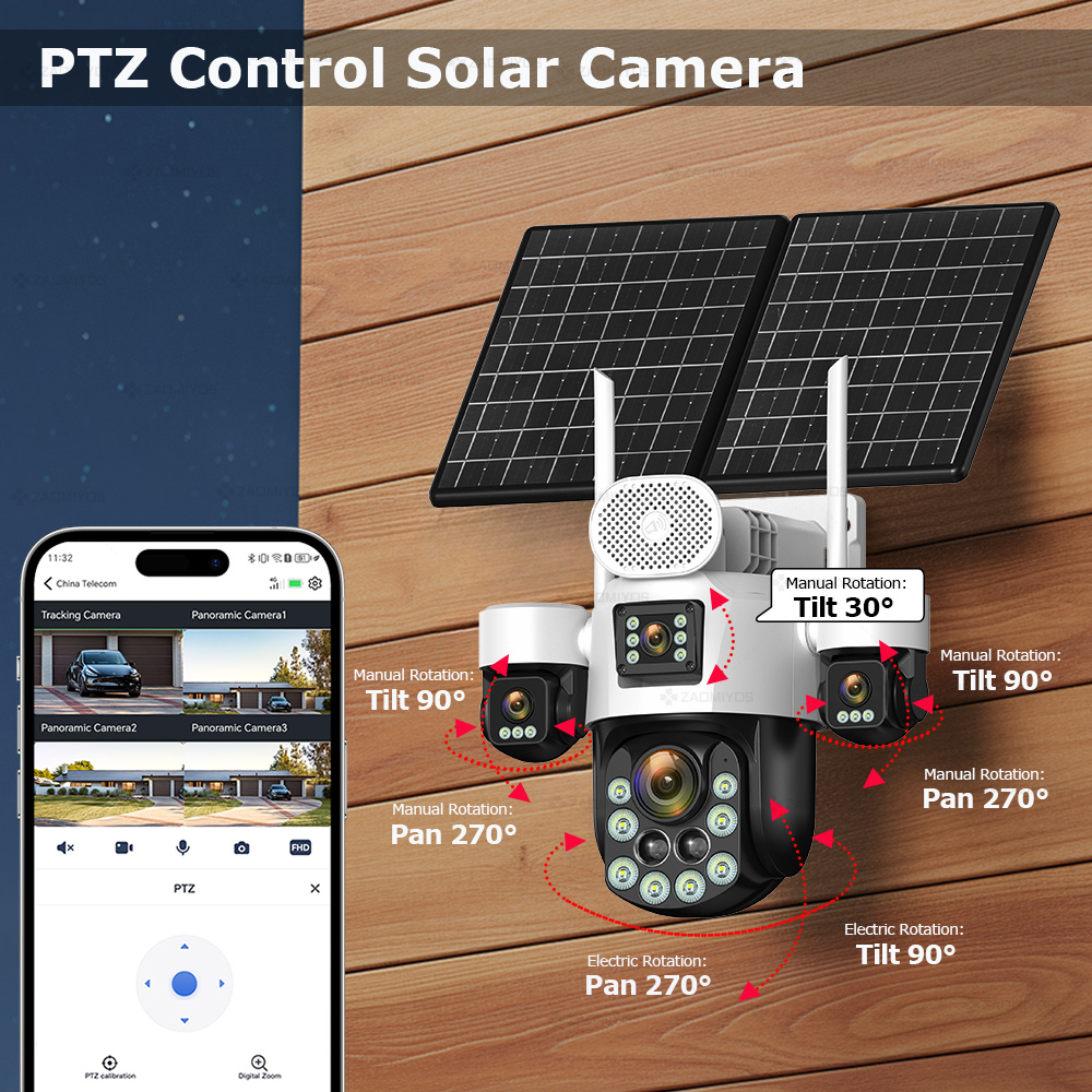 4 Lensli Dış Mekan 360 °   Gün - Home Security Technician incelemesi ve fiyatı