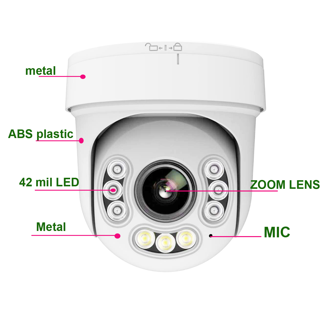 HiEasy 30X ZOOM 4K 8MP 30fps W - Home Security Hikvision incelemesi ve fiyatı
