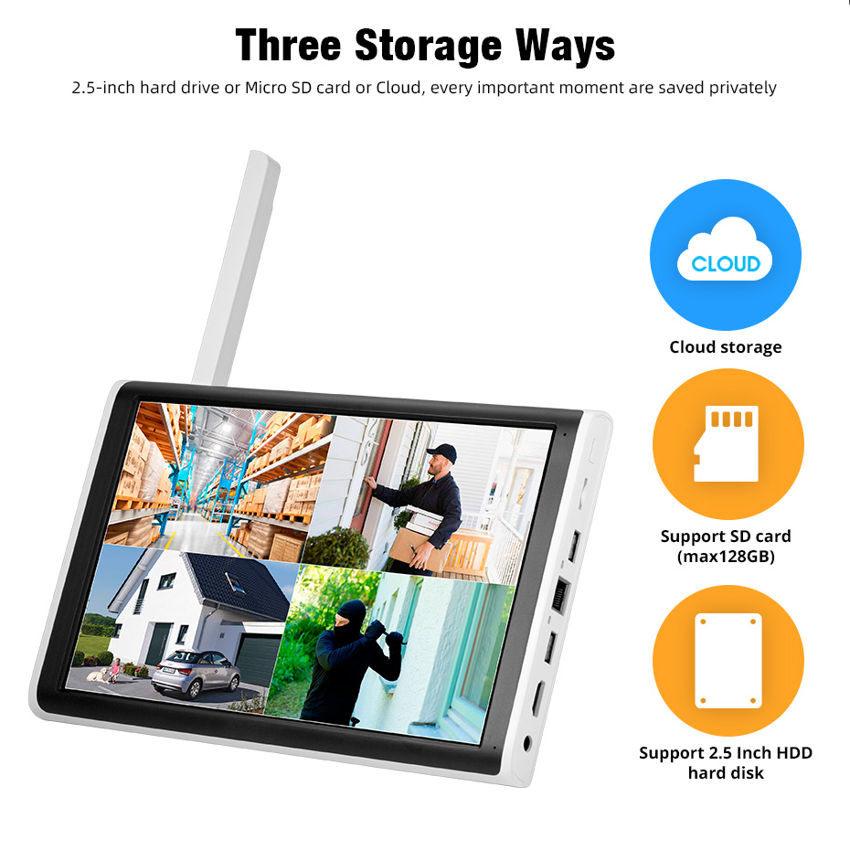 KERUI 2K 3K 4MP 8CH NVR WIFI O - Home Security Monitoring incelemesi ve fiyatı