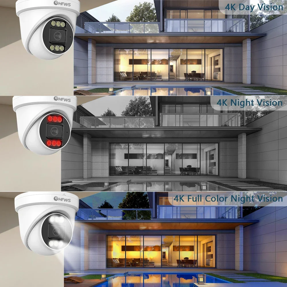 OEM 8MP 4K 25FPS PoE IP Kamera - Home Security Systems With Cameras incelemesi ve fiyatı