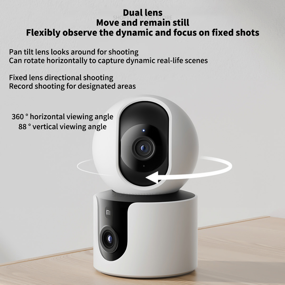 Xiaomi Akıllı Kamera C300 Çift - Home Security Camera 360 Xiaomi incelemesi ve fiyatı