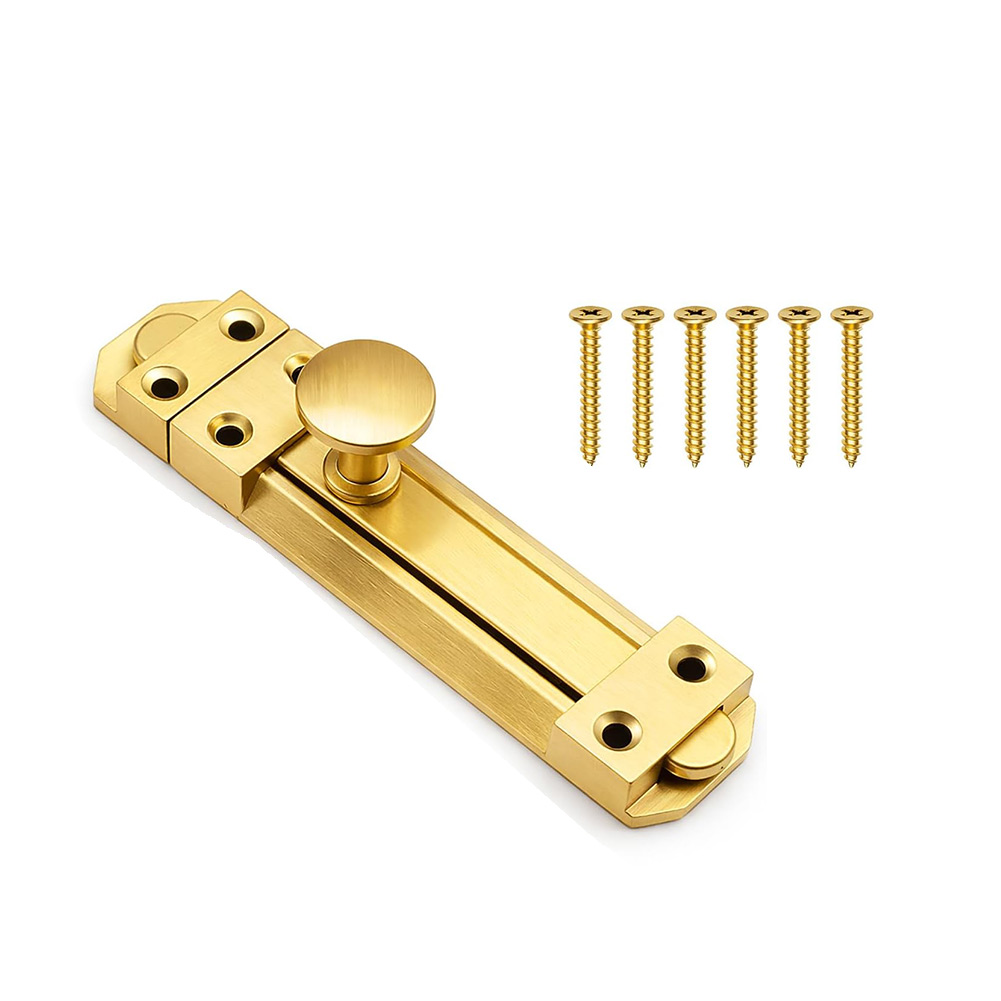 5 inç katı pirinç sürgülü kapı - Home Security Locks For Doors incelemesi ve fiyatı