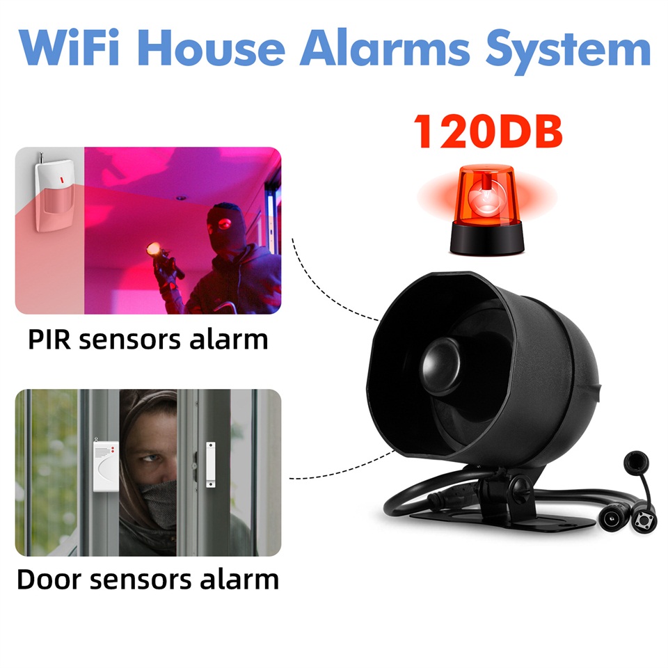 KERUI 120db Siren Alarm Sistem - Home Security Technician incelemesi ve fiyatı