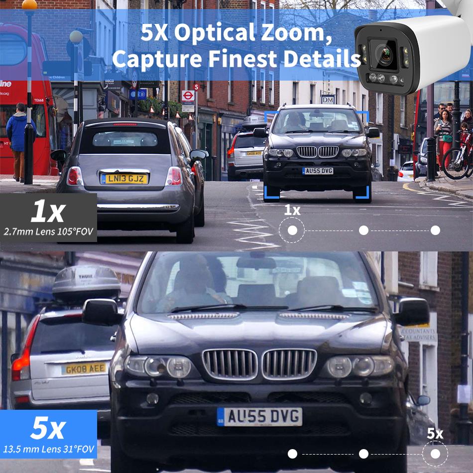 VIKYLIN 5MP 5X Zoom Bullet IP  - Home Security Hikvision incelemesi ve fiyatı