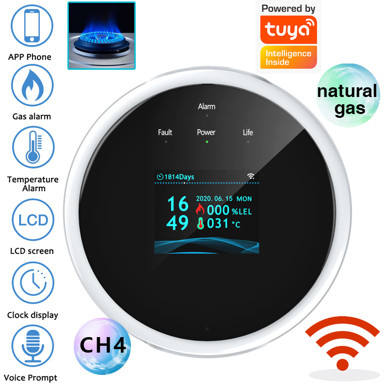 2.4G WiFi Gaz Alarm Sensörü Ya - Home Security Monitoring incelemesi ve fiyatı