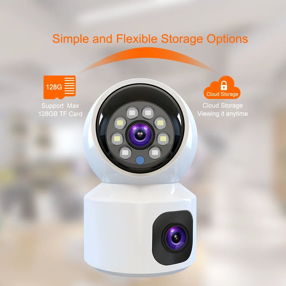 Çift Lensli 6MP HD WiFi 4G PTZ - Home Security Robots incelemesi ve fiyatı