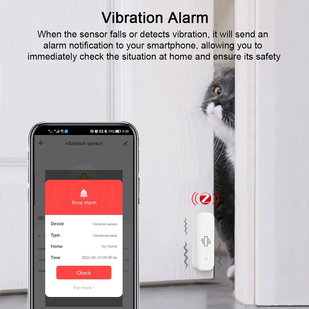 Tuya WiFi/Zigbee akıllı titreş - Home Security Monitoring incelemesi ve fiyatı