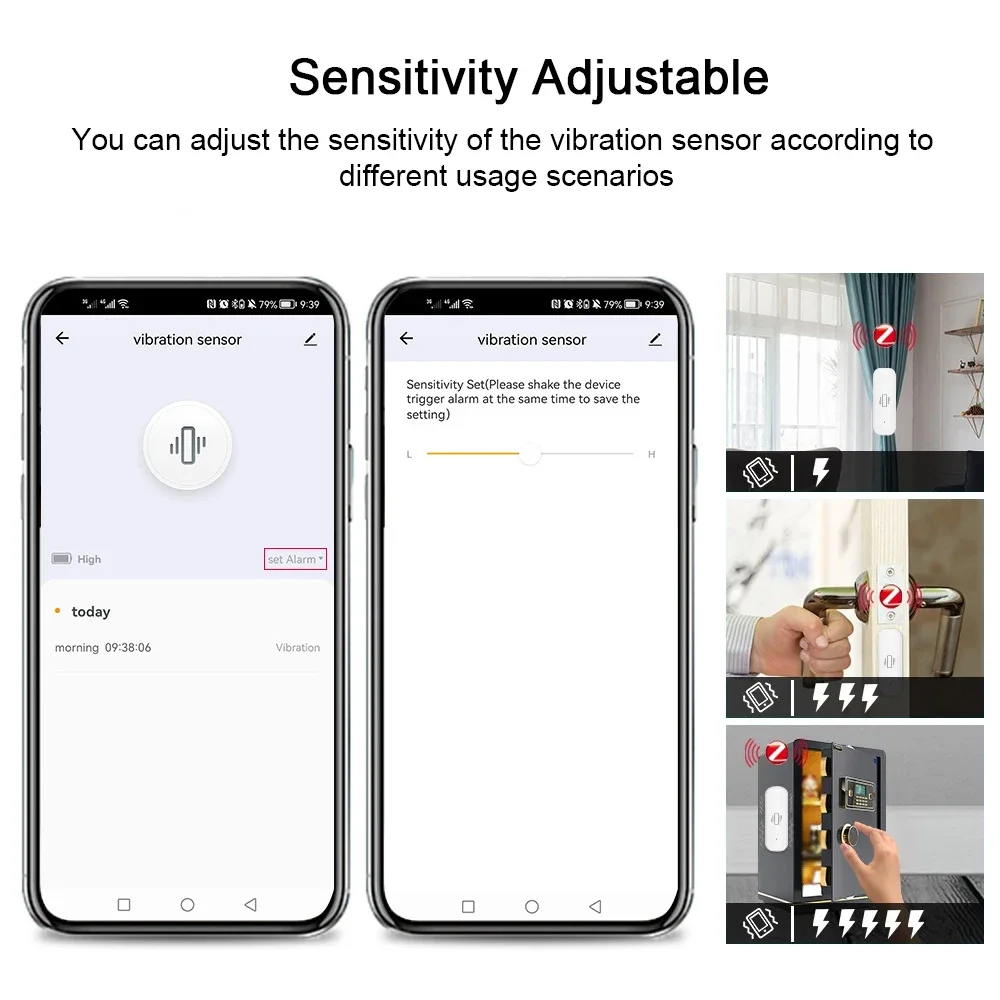 Tuya WiFi/Zigbee akıllı titreş - Home Security Monitoring incelemesi ve fiyatı