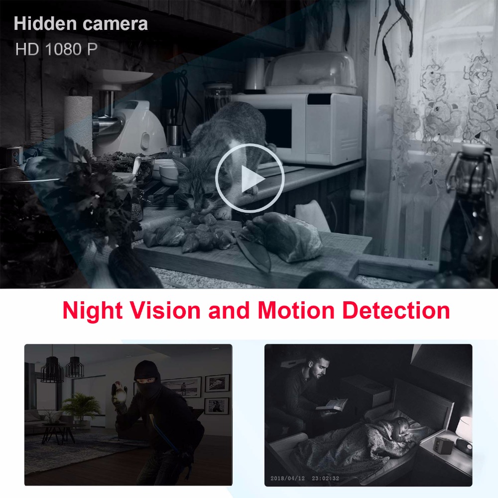 Gece Görüşlü ve Hareket Algıla - Home Security Hidden Cameras incelemesi ve fiyatı