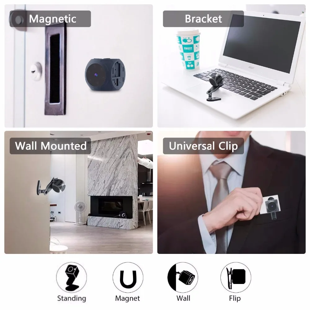 Vücut Mini Kamera Taşınabilir  - Home Security Hidden Cameras incelemesi ve fiyatı